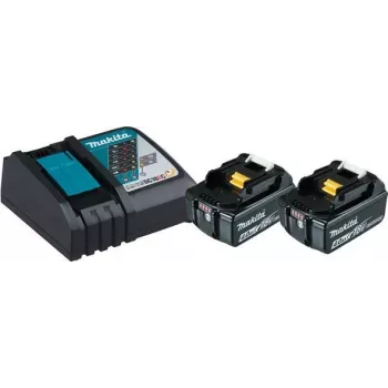 Makita DC18RC - Power Source Kit - Battery Charger + Battery 2 x - Li-Ion - 4 Ah - 72 Wh - 1 x Battery Charging (197490-7)