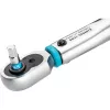 Torque Wrench 5107B-3CT for Bits, 1/4 (Blue/black, reversible ratchet)