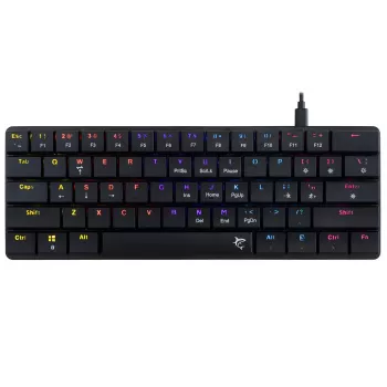 Mechanical keyboard White Shark Nagamaki GK-006131 Black US layout Brown switches
