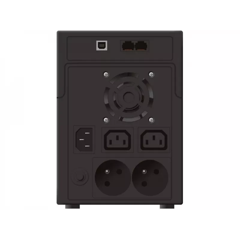 PowerWalker VI 2200 LCD/FR Uninterruptible Power Supply (UPS) Double-c