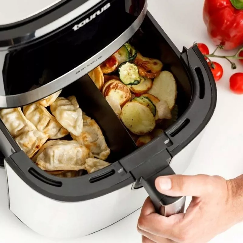 Air fryer Taurus Air Fry 7S 1600W 6.5L, stainless steel, 8 programs, 80–200°C, touch control