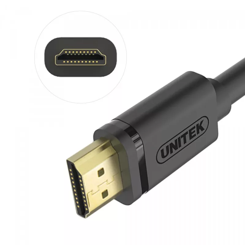 UNITEK Y-C137M HDMI cable 1.5 m HDMI Type A (Standard) Black