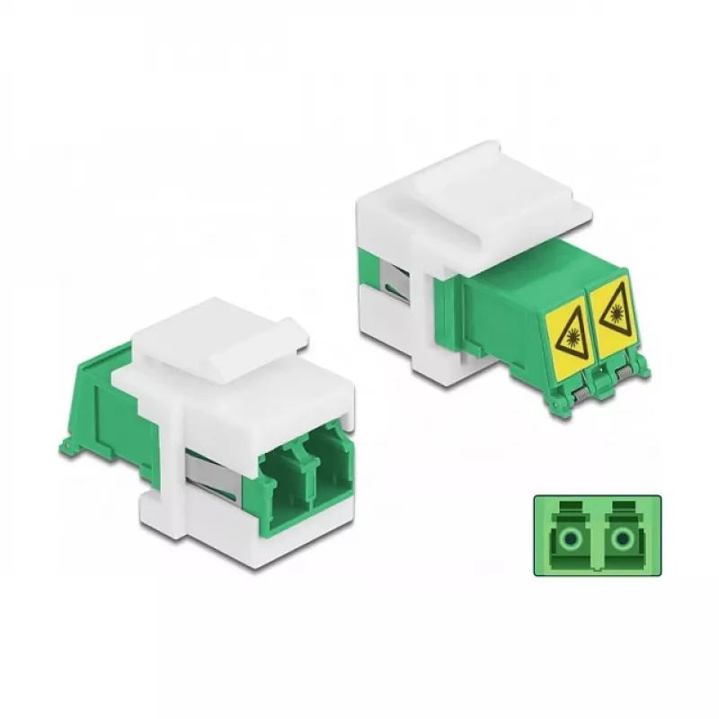 Keystone Module LC Duplex female to LC Duplex female DeLOCK 86833