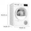 Tumble dryer Bosch WTH86200PL 8 kg capacity Heat Pump