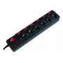 Power Extension LogiLink LPS233 1.5m 6 AC Outlets Indoor Black