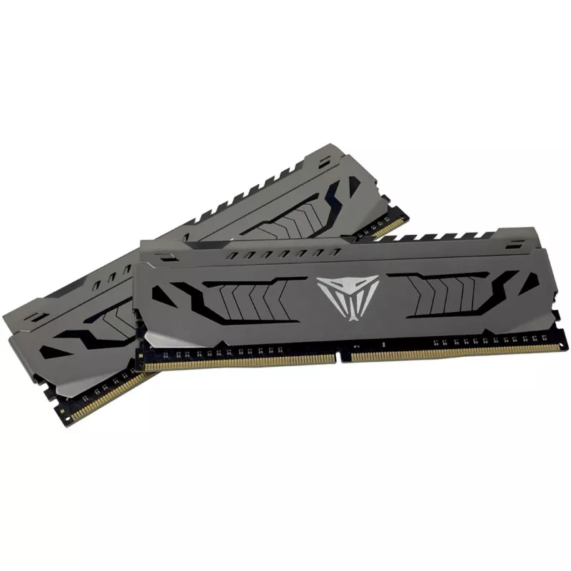 DIMM 16 GB DDR4-3600 (2x 8 GB) Dual-Kit, Arbeitsspeicher grau, PVS416G360C7K, Viper Steel, INTEL XMP