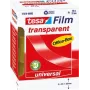 tesafilm® transparent, 6 rolls, Office Box, 66m x 25mm (11640H)