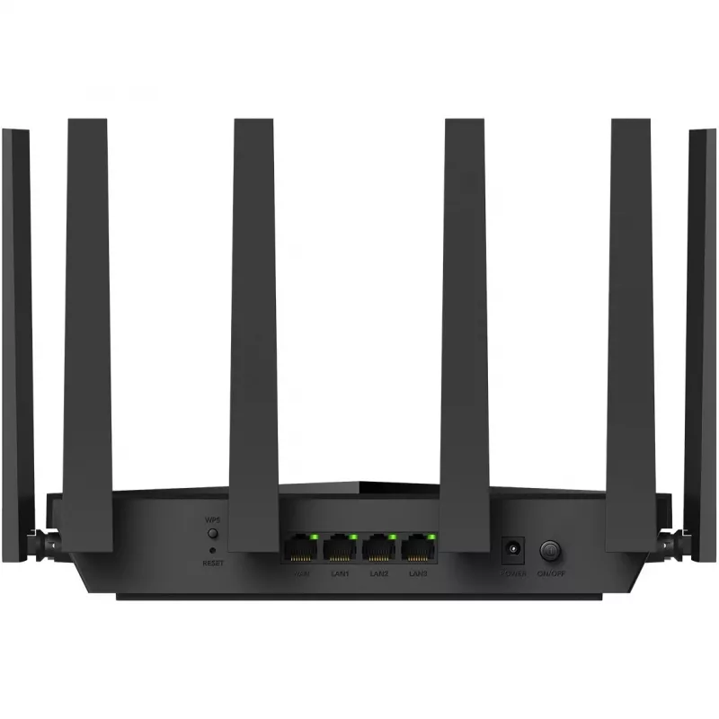 Tabletop router Cudy WR11000 — Tri‑band 2.4/5/6 GHz, Wi‑Fi 7, 4× 2.5 Gigabit LAN, 5765 Mbps per 6 GHz band, 512 MB RAM