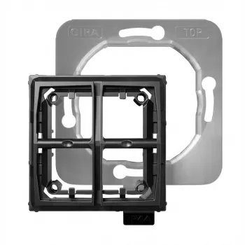 Switch/Push Button Set Gira System 55 IP44 model 325400 for flush-mounting, weather-protected