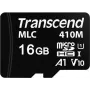 Transcend 410M Memory Card 16 GB MicroSDHC MLC Class 10 (TS16GUSD410M)
