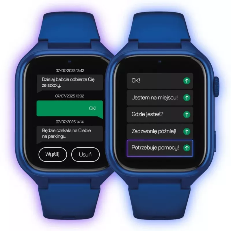 Smartwatch Stelio Junior 4G ST-SWJ101-NB – children's 4G watch, navy blue