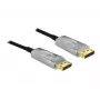 DeLOCK - DisplayPort-Cable - DisplayPort (M) to DisplayPort (M) - DisplayPort 1,4 - 15,0m - Supports 8K UHD (7680 x 4320) - Black (85886)