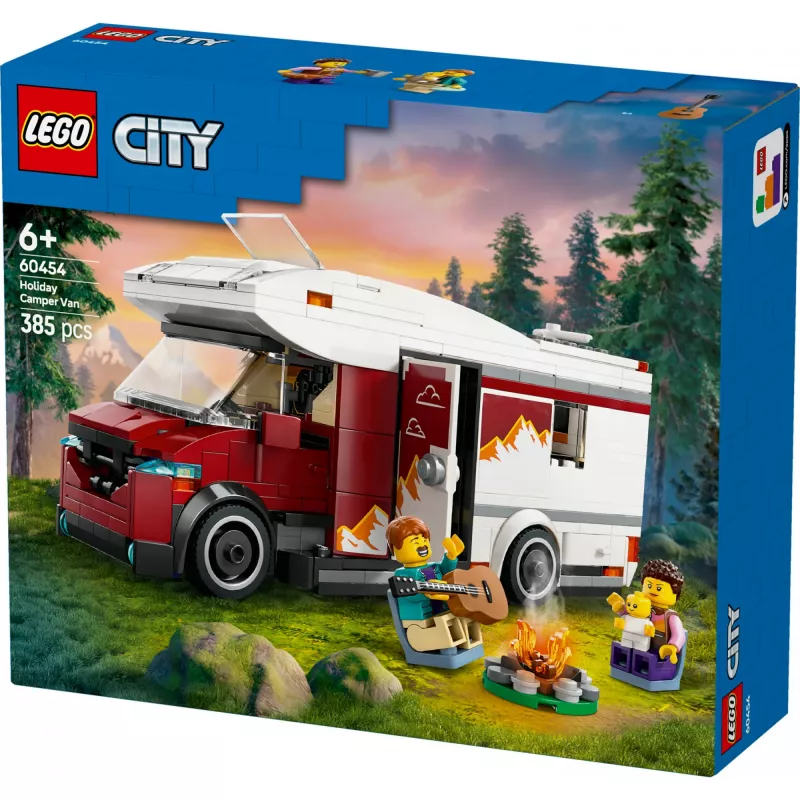 Construction toy LEGO City Adventure Camper 60454, 385 pieces, height 80 mm, for ages 6+