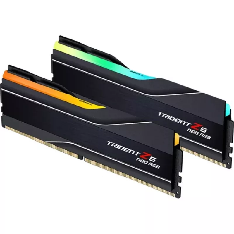 DIMM 32 GB DDR5-6400 (2x 16 GB) Dual-Kit, Arbeitsspeicher schwarz, F5-6400J3039G16GX2-TZ5NR, Trident Z5 Neo RGB, AMD EXPO