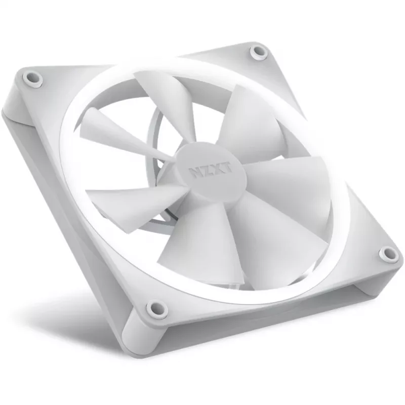 NZXT F140 RGB 140mm White Single Fan