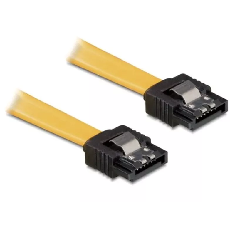 SATA Cable DeLOCK 82473 0.3m Yellow