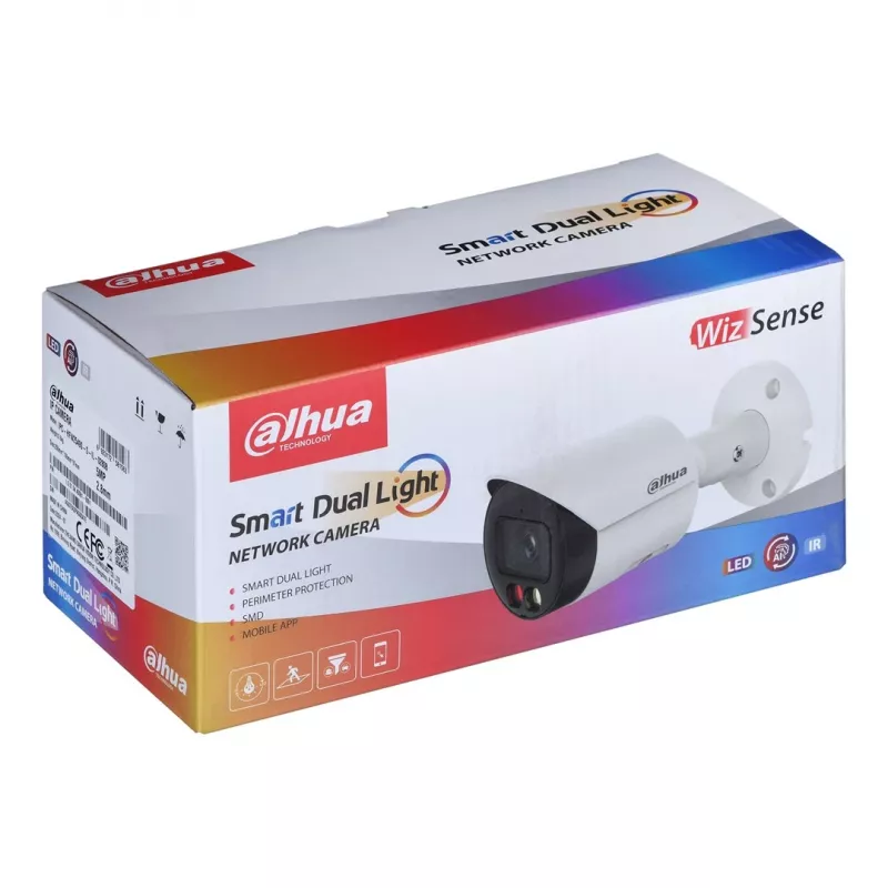 Dahua Technology WizSense DH-IPC-HFW2549SP-S-IL-0280B security camera Bullet IP security camera Indoor & outdoor 2960 x 1668 pixels Ceiling/wall