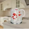 Feel-Maestro MR-066-RED FLOWERS electric kettle 1.5 L 1200 W Red, White