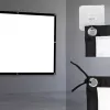 Projection screen MACLEAN MC-169 — freestanding/hanging polyester, 240×180 cm (4:3), 120 inch diagonal