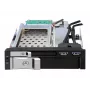 DeLOCK 5,25 Mobile Rack for 1 x 2,5 + 1 x 3,5 SATA HDD + 2 x USB3.0 Ports - mobile Memory-Rack - 6,4 cm, 8,9 cm (2.5, 8,90cm (3.5)) (47209)