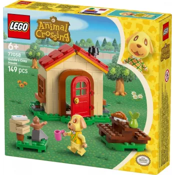 Construction toy LEGO Animal Crossing Cozy House 77058, 149 pieces, 1 minifigure, size 120×90×70 mm