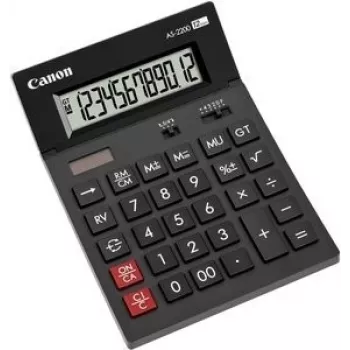 Canon WS-1210T calculator Desktop Display Black