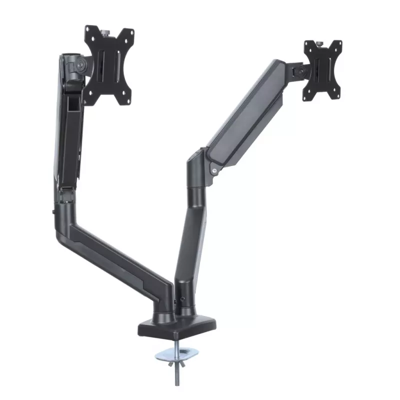 Monitor desk holder ART RAMM UM-116 for 2 monitors 13–32 inch, dual-arm adjustable mount