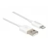 USB data and power cable DeLOCK 83000 for iPhone iPad iPod white 1 m