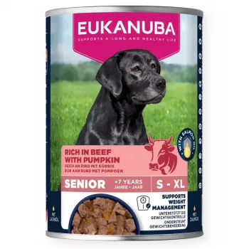 Dog wet food EUKANUBA Adult Can 400 g — Beef & Pumpkin