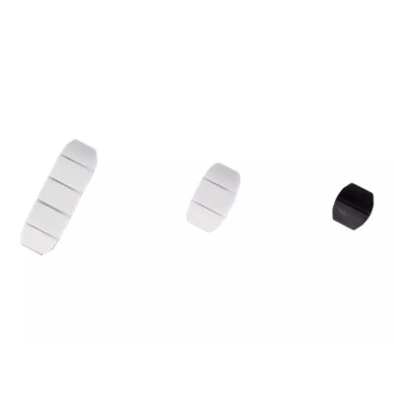 Cable holder DeLOCK trapezoid self-adhesive combo set 10 pieces black white