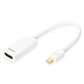 DisplayPort Adapter Cable Digitus Mini DP to HDMI Type A