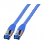 EFB-Elektronik RJ45 Patch Cable Cat.6A S/FTP TPECat.7 Raw Cable superflex Blue 1m Manufacturer: EFB Elektronik (K5525FBL.1)