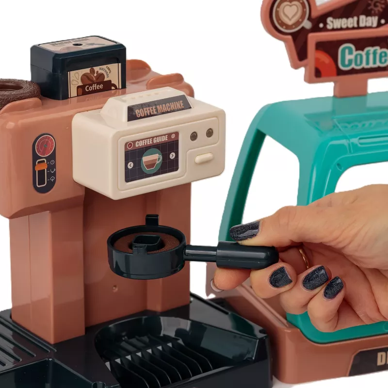 Extralink Toys Set Little Barista Ekspres Kawiarnia 40 EL.