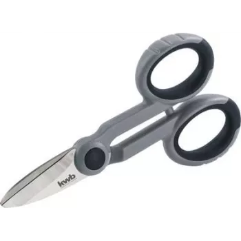 Scissors KWB 025600 – stainless steel blades, ergonomic handle