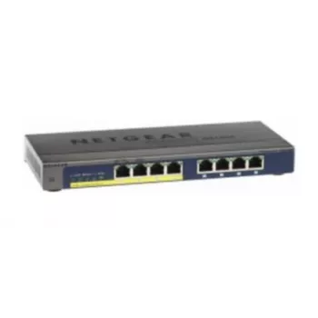 NETGEAR GS108PP Unmanaged Gigabit Ethernet (10/100/1000) Power over Ethernet (PoE) Black