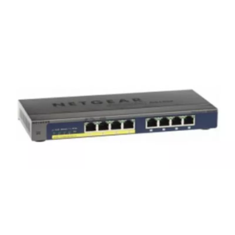 NETGEAR GS108PP Unmanaged Gigabit Ethernet (10/100/1000) Power over Ethernet (PoE) Black