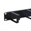 Cable management panel Extralink Extralink Cable organizer 1U black