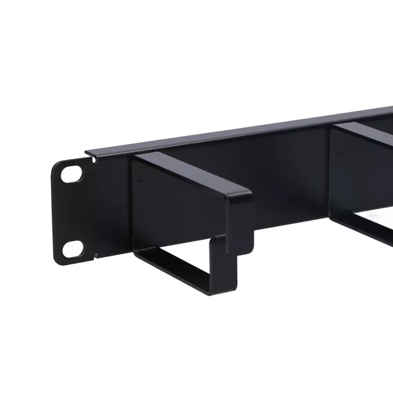 Cable management panel Extralink Extralink Cable organizer 1U black