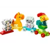 Construction toy LEGO DUPLO Animal Train 10412 — 19 pieces, for ages 1.5+, 170×60×430 mm