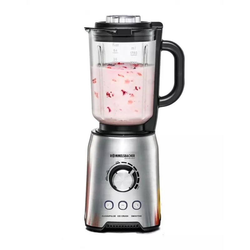 Tabletop blender Rommelsbacher MX 1250 — 1200 W, 1.75 L glass jug, stainless steel