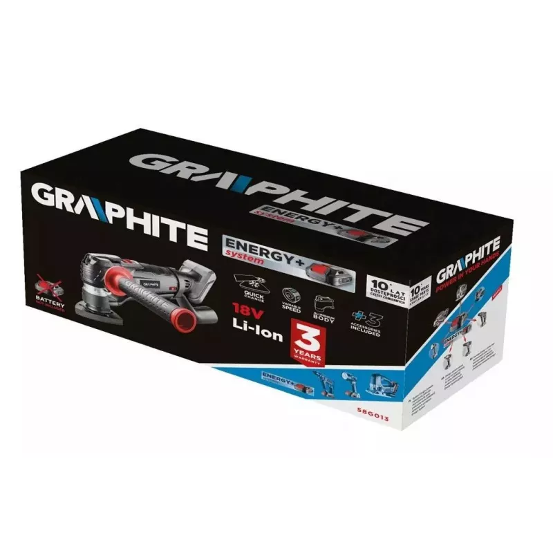 Multi-tool GRAPHITE Energy+ 18V 58G013 — cordless oscillating tool, 18 V battery-powered
