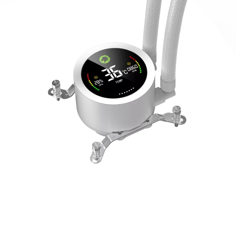 Gamemax | CPU Liquid cooler | ICEBURG 240 DIGITAL | White