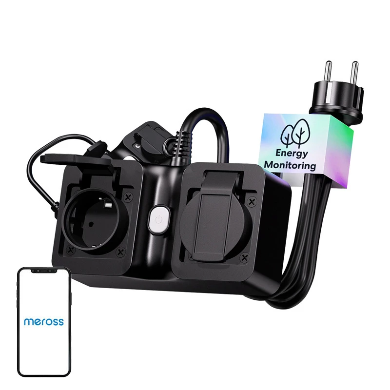 Power strip Meross WiFi smart power strip MOP320MA-EU outdoor IP44