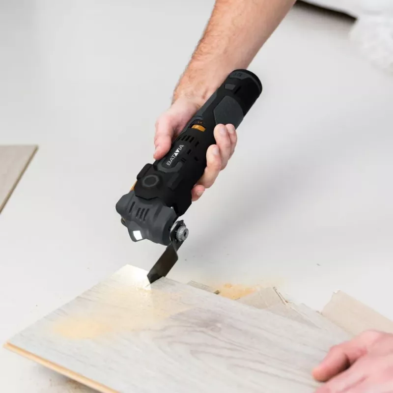 Batavia B.V. | 12V Cordless Anti-Vibration Multitool - Fixxpack 2.0 Set (incl. 2.0Ah battery and USB-C charging cable)