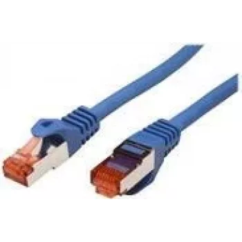 Roline - Patch-Cable - RJ-45 (M) to RJ-45 (M) - 50 cm - SFTP, PiMF - CAT 6 - Halogen-Free, Moulded, Stranded - Blue