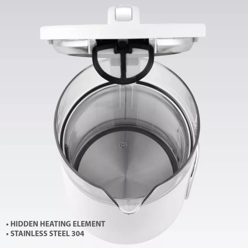 Electric kettle Maestro MR-023-WHITE, 1.7 L capacity, 2220 W power