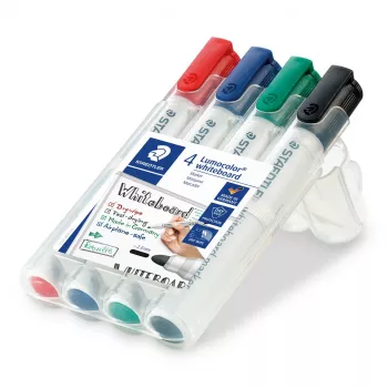 Marker Staedtler 351 B Chisel tip Black Blue Green Red