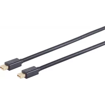Mini DisplayPort to Mini DisplayPort cable ShiverPeaks BS10-51025, 1 m, gold-plated