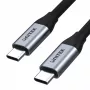 USB C to C data and charging cable Unitek C14082ABK 1 m, USB 3.2 Gen 2 (10 Gbit/s), 100 W PD, black