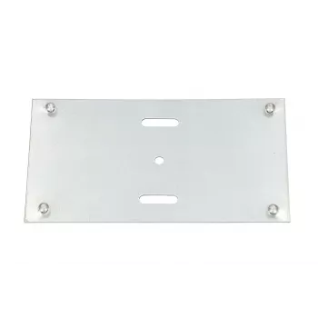 Mounting plate narrow spacing for 16-core fiber optic terminal box, Extralink, stainless steel, bracket adapter, 5 kg